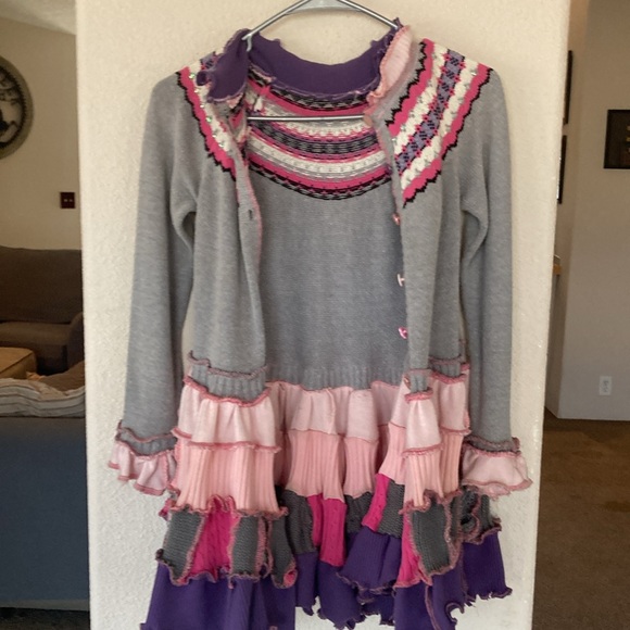 Unique handmade sweater size small 8-10 - Picture 5 of 6